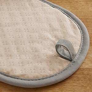 KitchenAid Asteroid Pot Holder 2-Pack Set, Milkshake Tan, 6.5"x10"