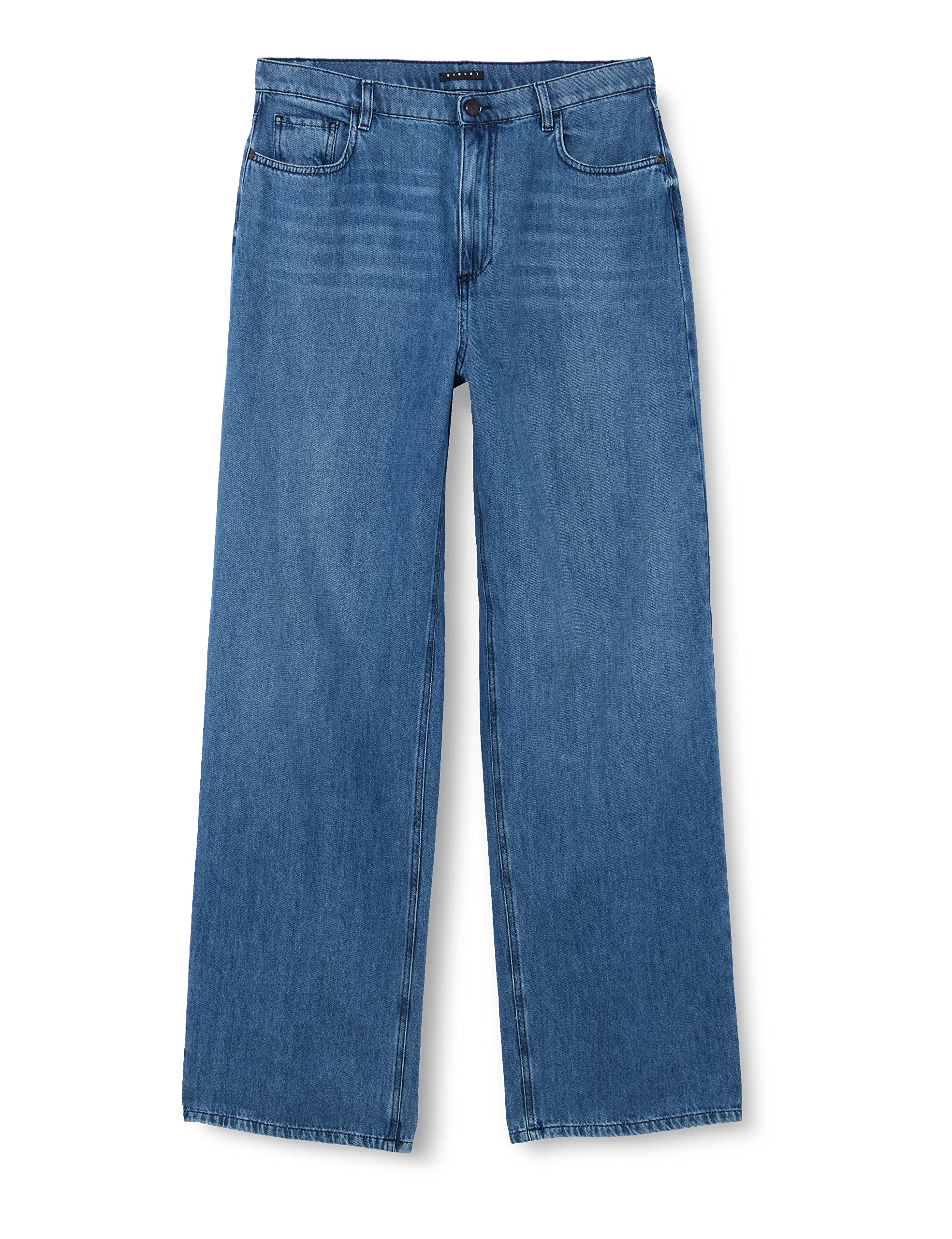 Sisley Damen Trousers 4agwlf01w Jeans, Blue Denim 901, 33 EU