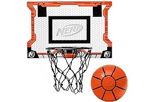 Nerf Pro Hoop Basketball Hoop Set for Epic Indoor and Outdoor Dunking