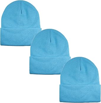 Gelante Unisex Beanie Cap Knitted Warm Solid Color