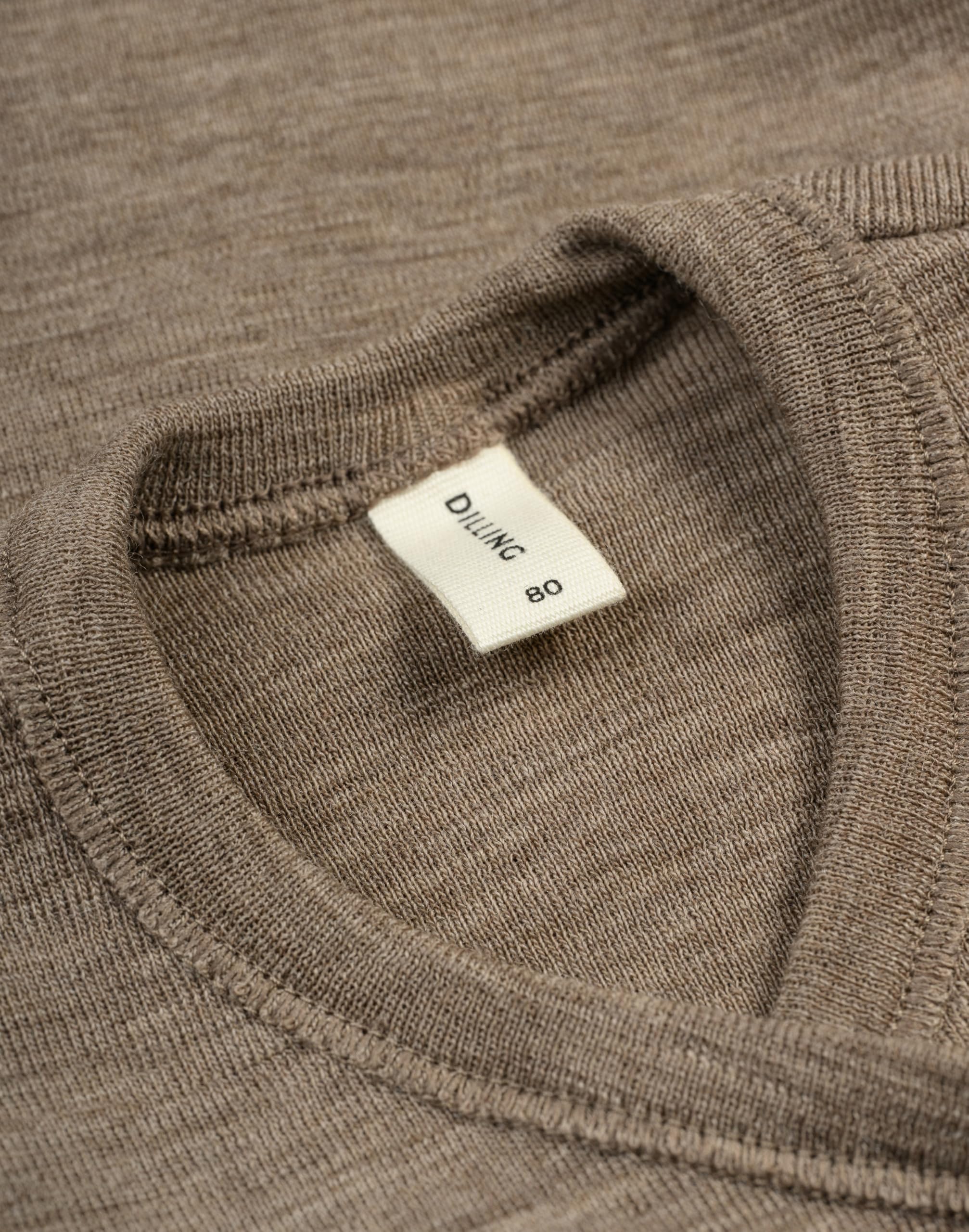 Dilling Baby Wickelshirt Bio-Merinowolle Langarm Midlayer temperaturregulierend atmungsaktiv