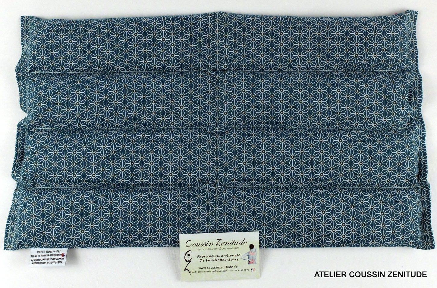 BOUILLOTTE GRAINE DE LIN BIO 100% FABRICATION ARTISANALE FRANCAISE - LOMBAIRE NAKANO B