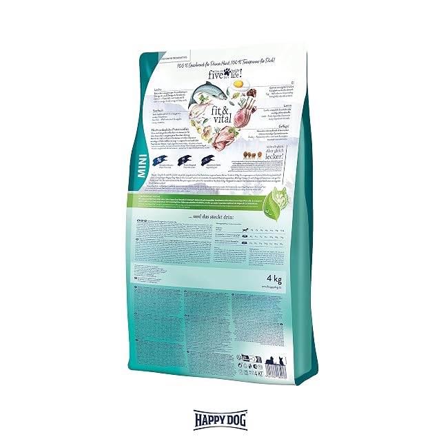 Foto 4 de 6 de Happy Dog Fit & Vital Mini Adult 800 g