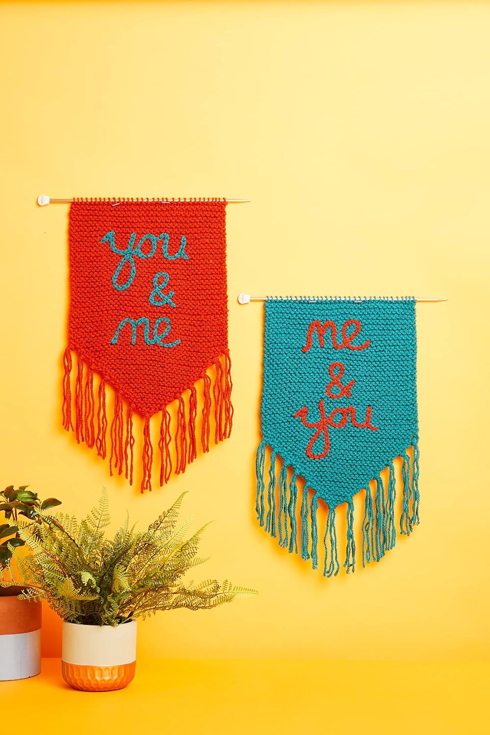 Sirdar Kith & Kin, Me & You Wall Hanging Knitting Kit