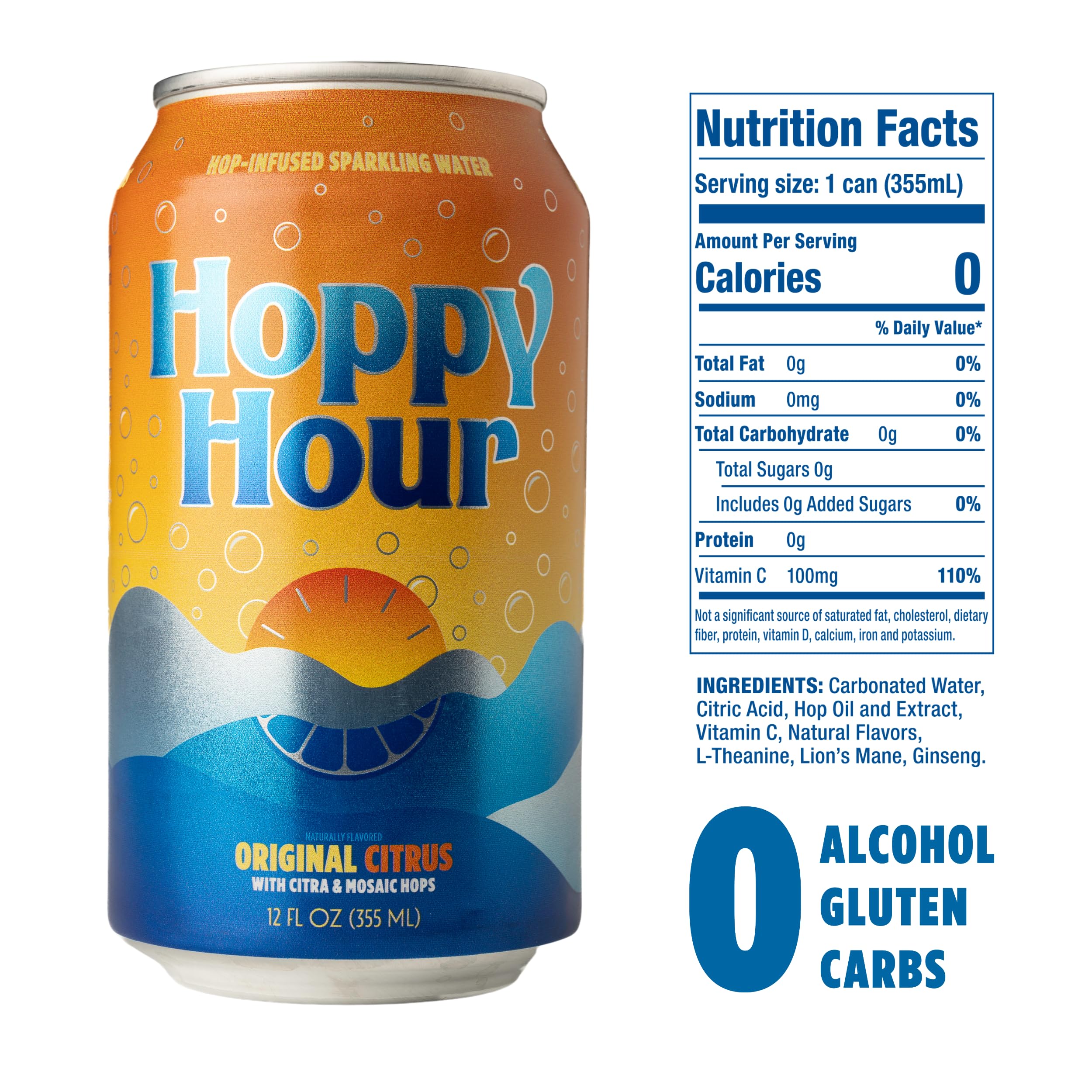 HOPPY is BEST Amazon.com: Hoppy Hour Sparkling Hop Water, Non-Alcoholic and