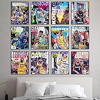 Vista 6 de BigWig Prints Pósteres de baloncesto - Pósteres de la NBA, decoración de sala de baloncesto, decoración de habitación de la NBA, Steph Curry, arte