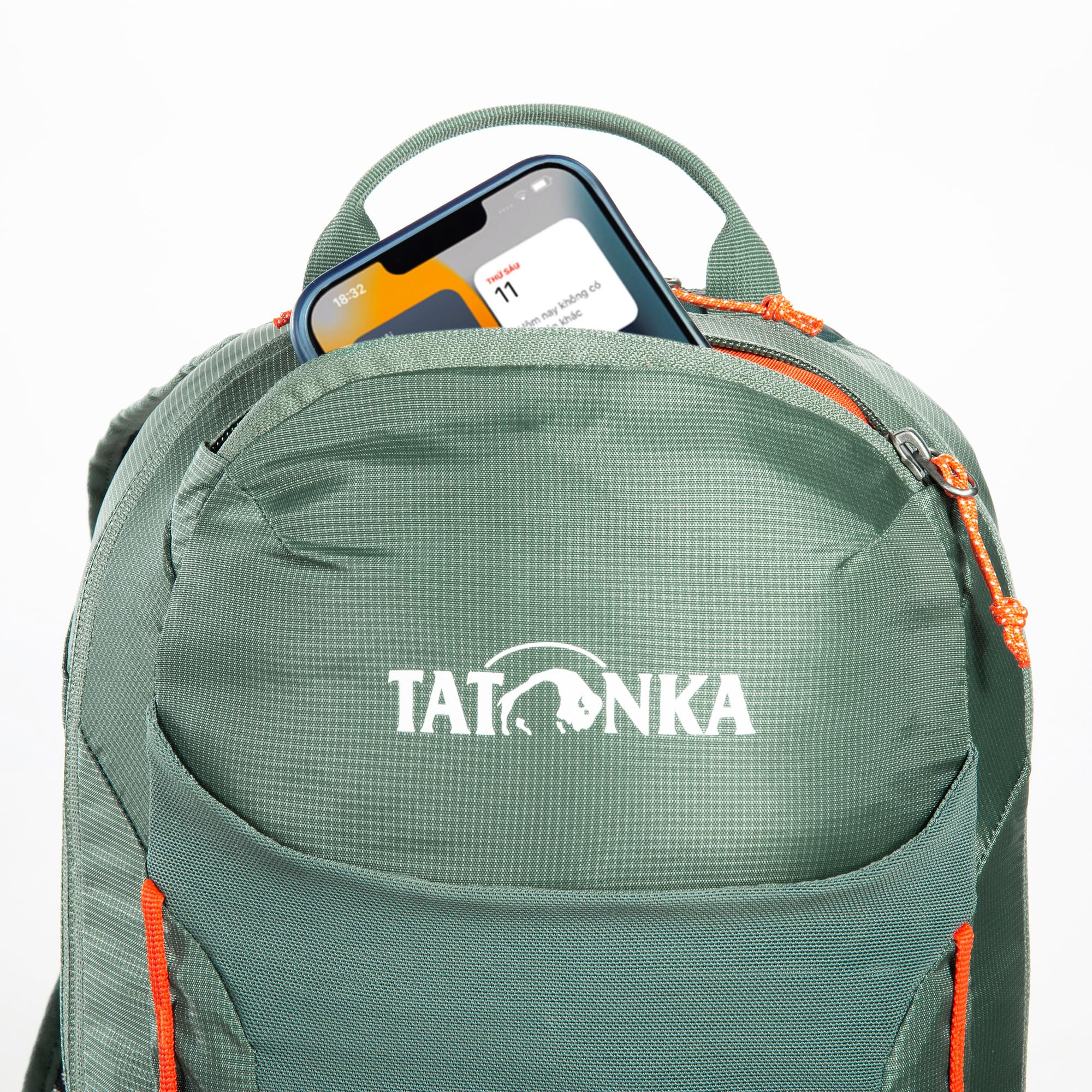 Tatonka Active Pack 10 - Kleiner, Leichter Rucksack mit Mehreren Fächern und Taschen, Trinkblasenfach und 10 Liter Volumen