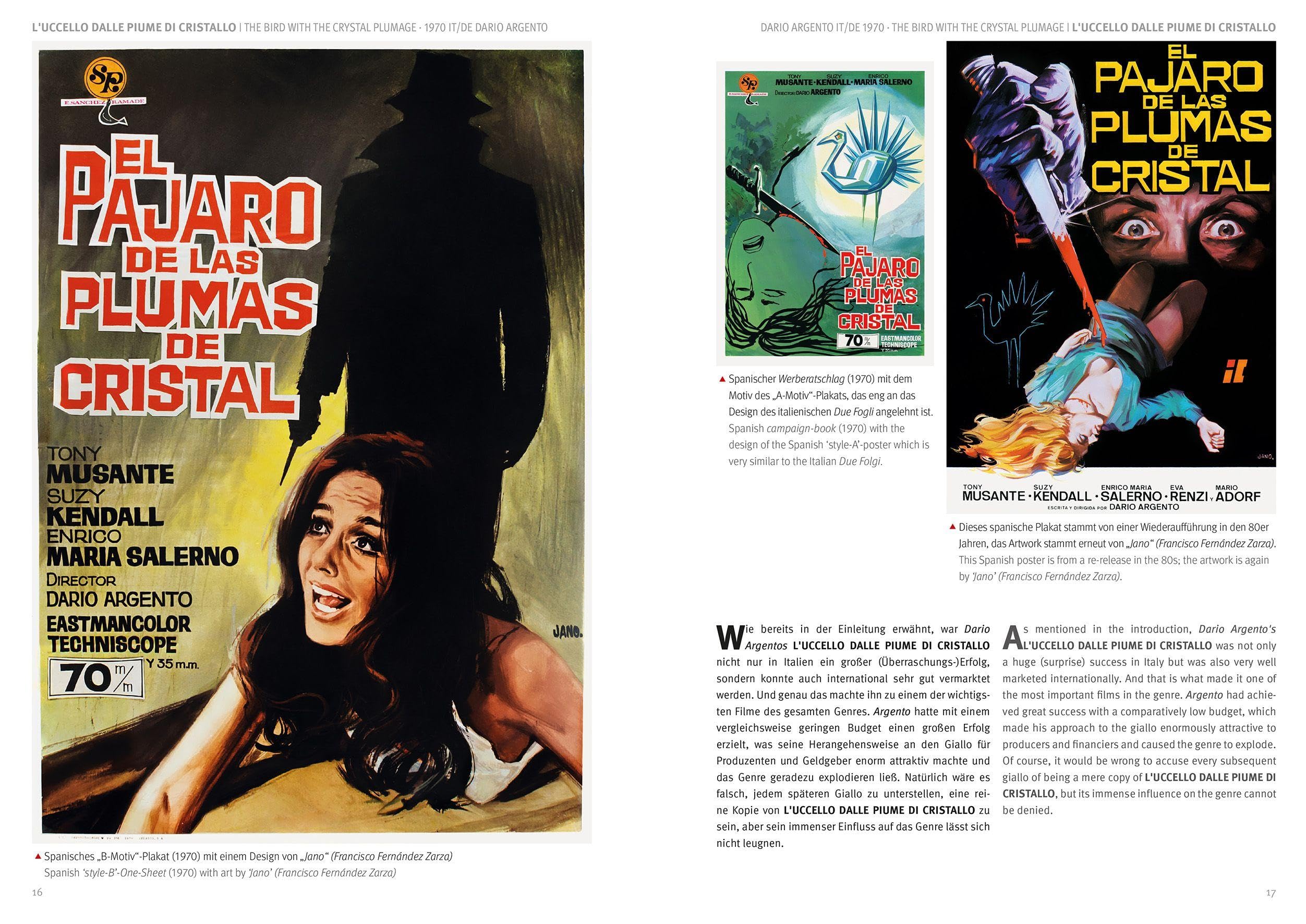 GIALLO MOVIE POSTERS Volume 2: 1970 - 1971