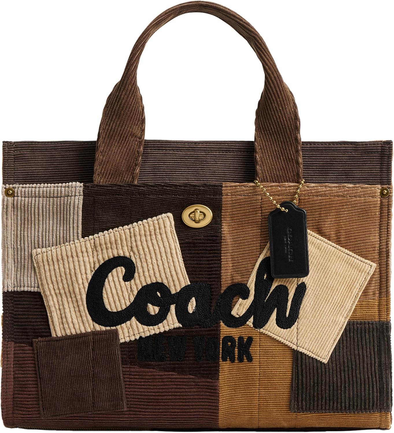 COACH Cargo Tote Bag with Bow Print