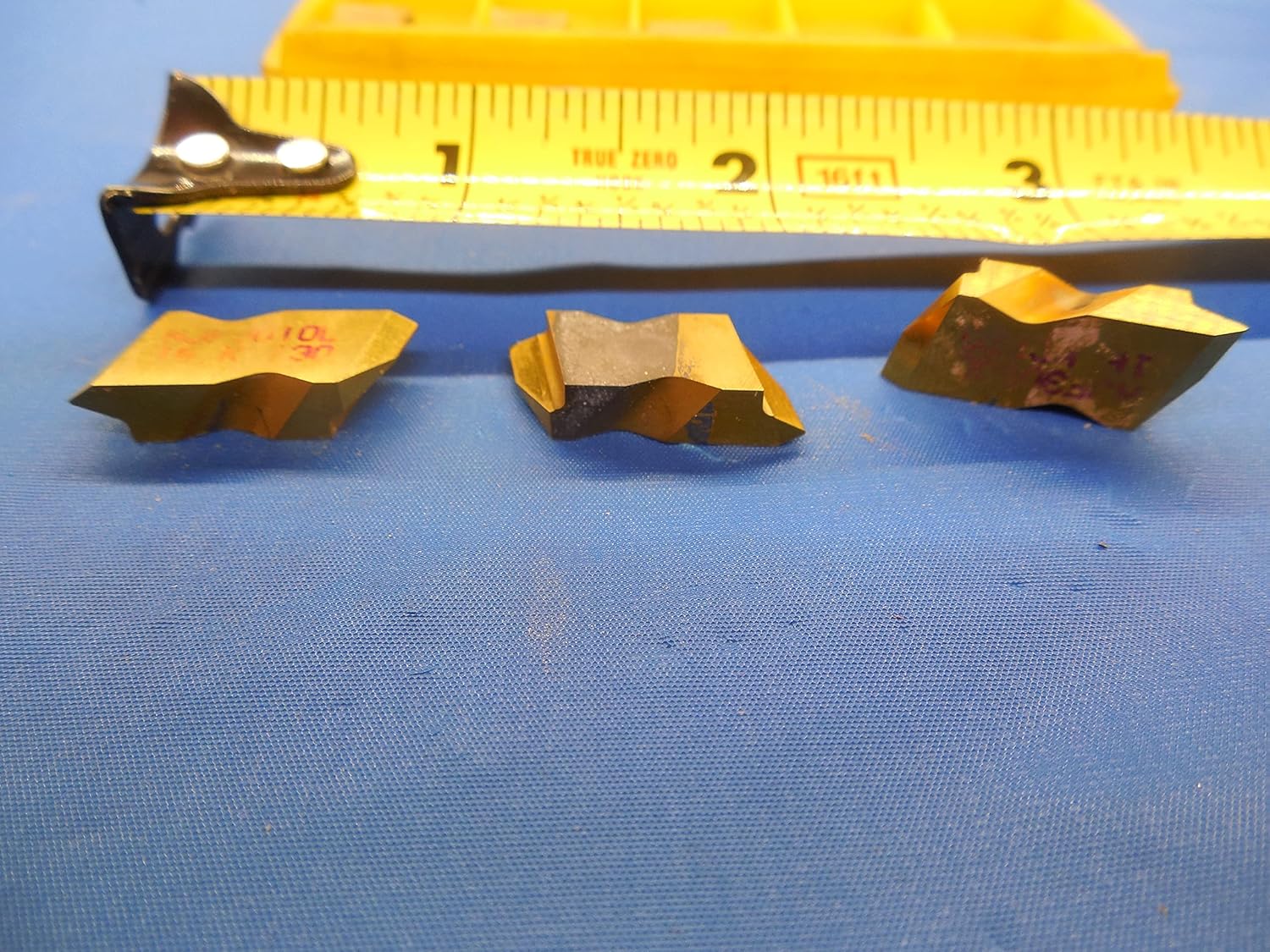 6PCS New KENNAMETAL NJF 3010 L16 KC730 TiN Carbide Threading TOP Notch Inserts