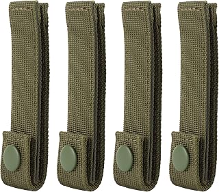 MOLLE Straps with Snaps for Backpack - MOLLE Attachment Straps - MOLLE Webbing Accessories - MOLLE connectors - MOLLE Pack Straps - Tactical Strap Connectors - CAT Outdoors