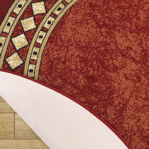 Miniatura 154 de Antep Rugs Alfombras modernas con bordes de 2 x 7 pies antideslizantes (antideslizante) de perfil bajo con parte trasera de goma para interiores
