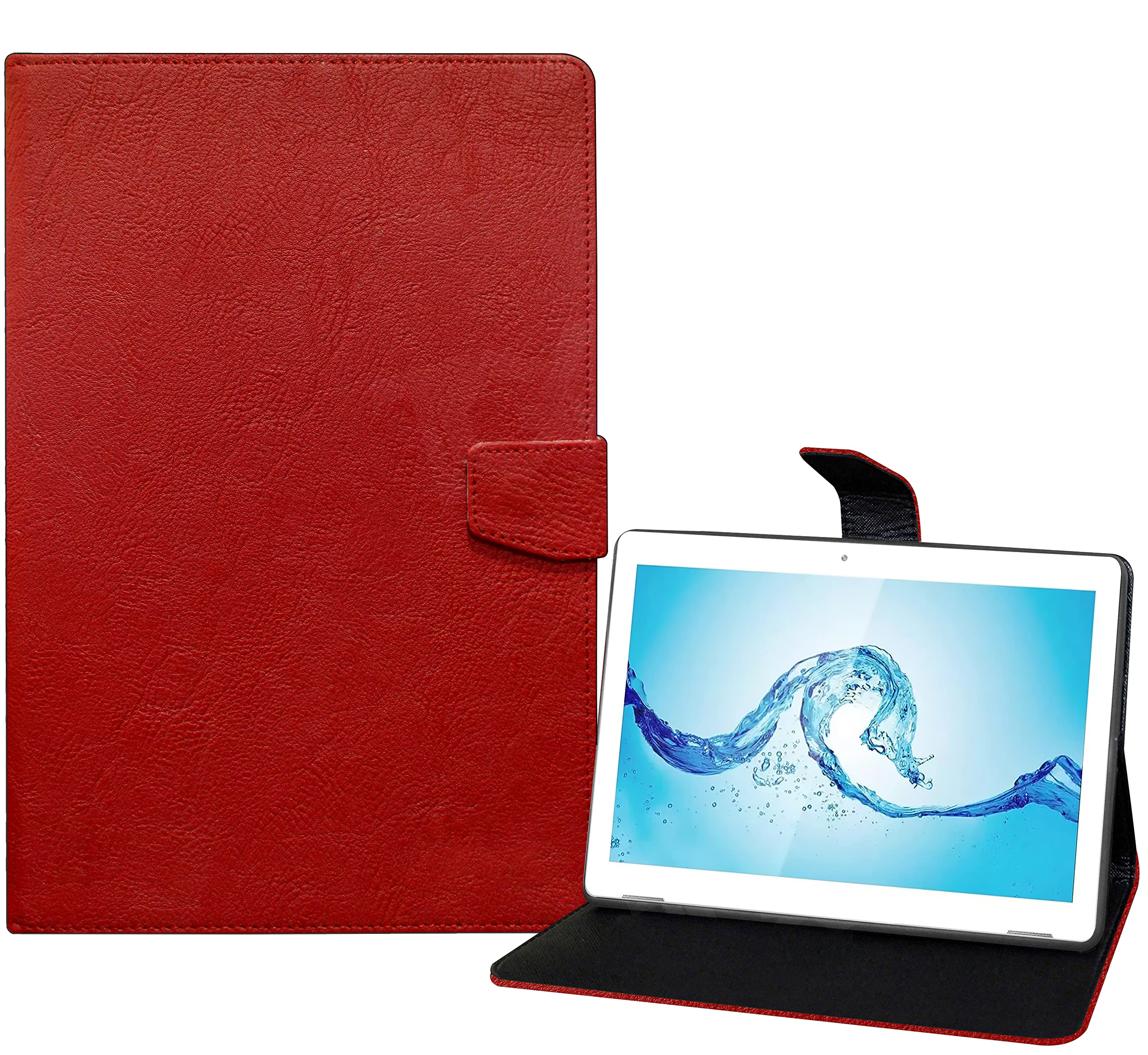 TGK Plain Design Leather Flip Stand Case Cover for Acer One 10 T8-129L Tablet 10.1 Inch (Red) (B0B68XSR6Q) Amazon Price History, Amazon Price Tracker