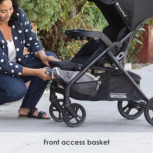 Miniatura 9 de Baby Trend Passport Carriage Travel System DLX (con Ez-Lift Plus), Uptown Black