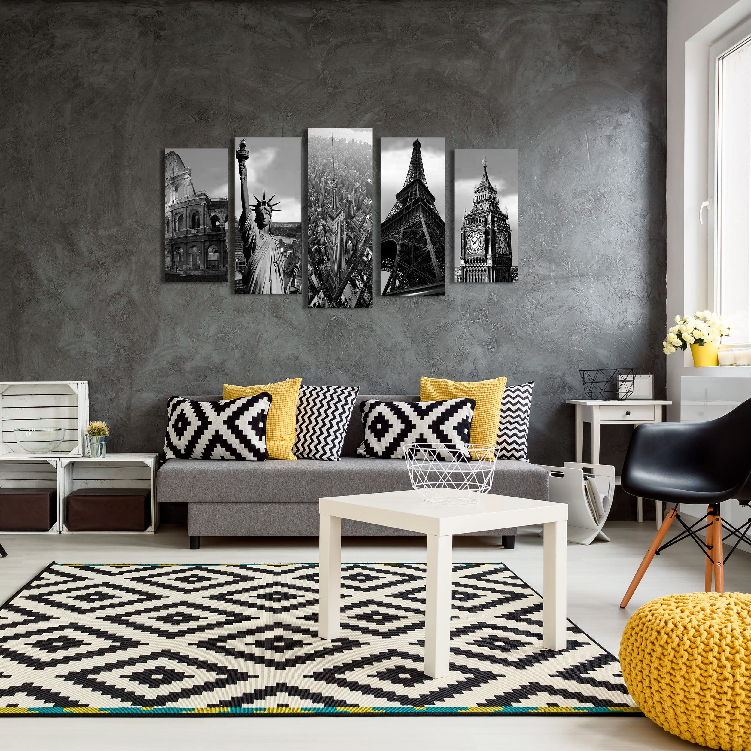 Toile Décorative Moderne 150 Cm – Prête à Accrocher, Livraison Rapide