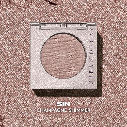 Vista 25 de URBAN DECAY Sombra de ojos de larga duración 24/7, sombra de ojos de alto pigmento, compacta, colores suaves y mezclables, sin arrugas, mate 10