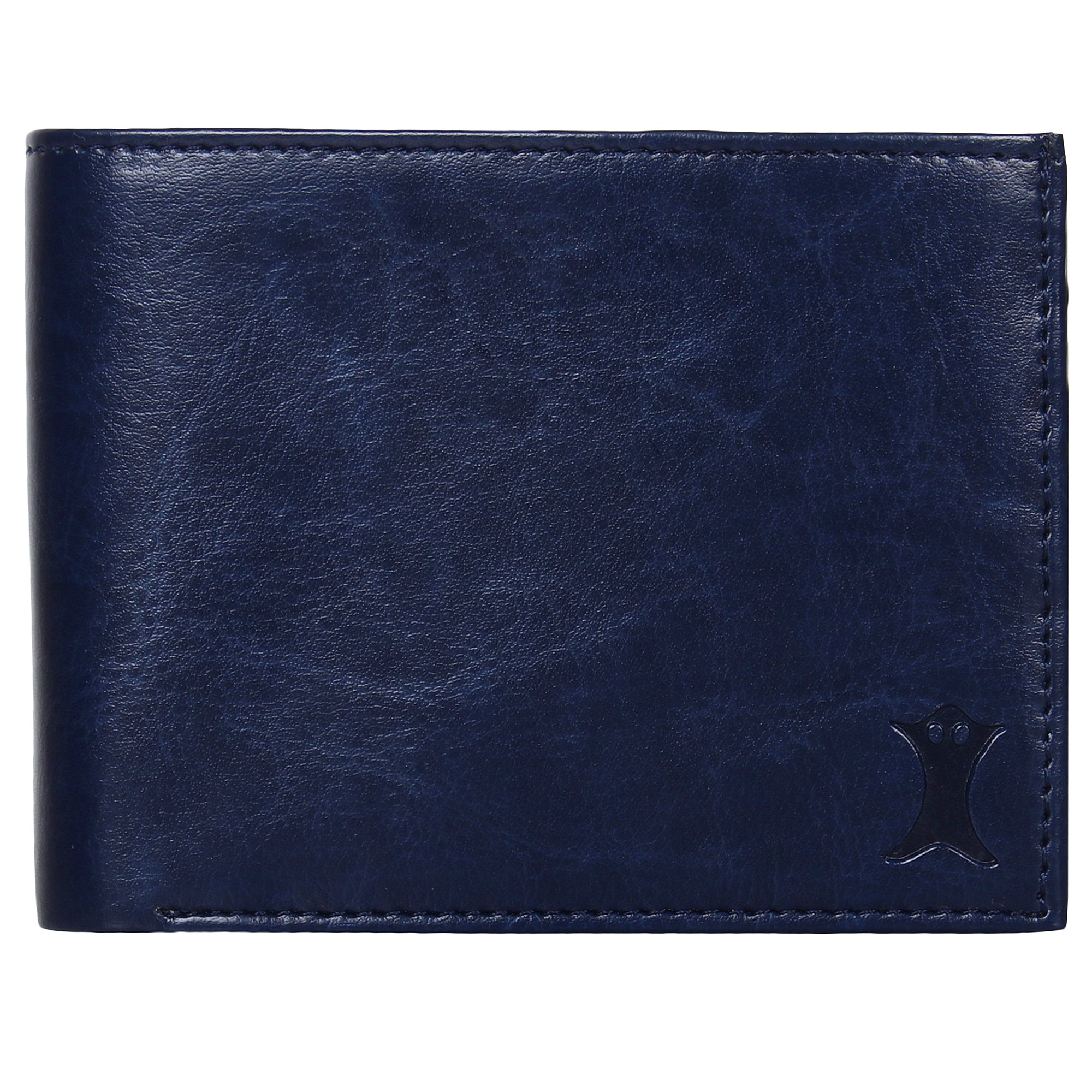 Bi-Fold Blue Pu-Leather Wallet for Men/Boys with Multiple Card Slots(Colour-Blue||WL-039)-image-12