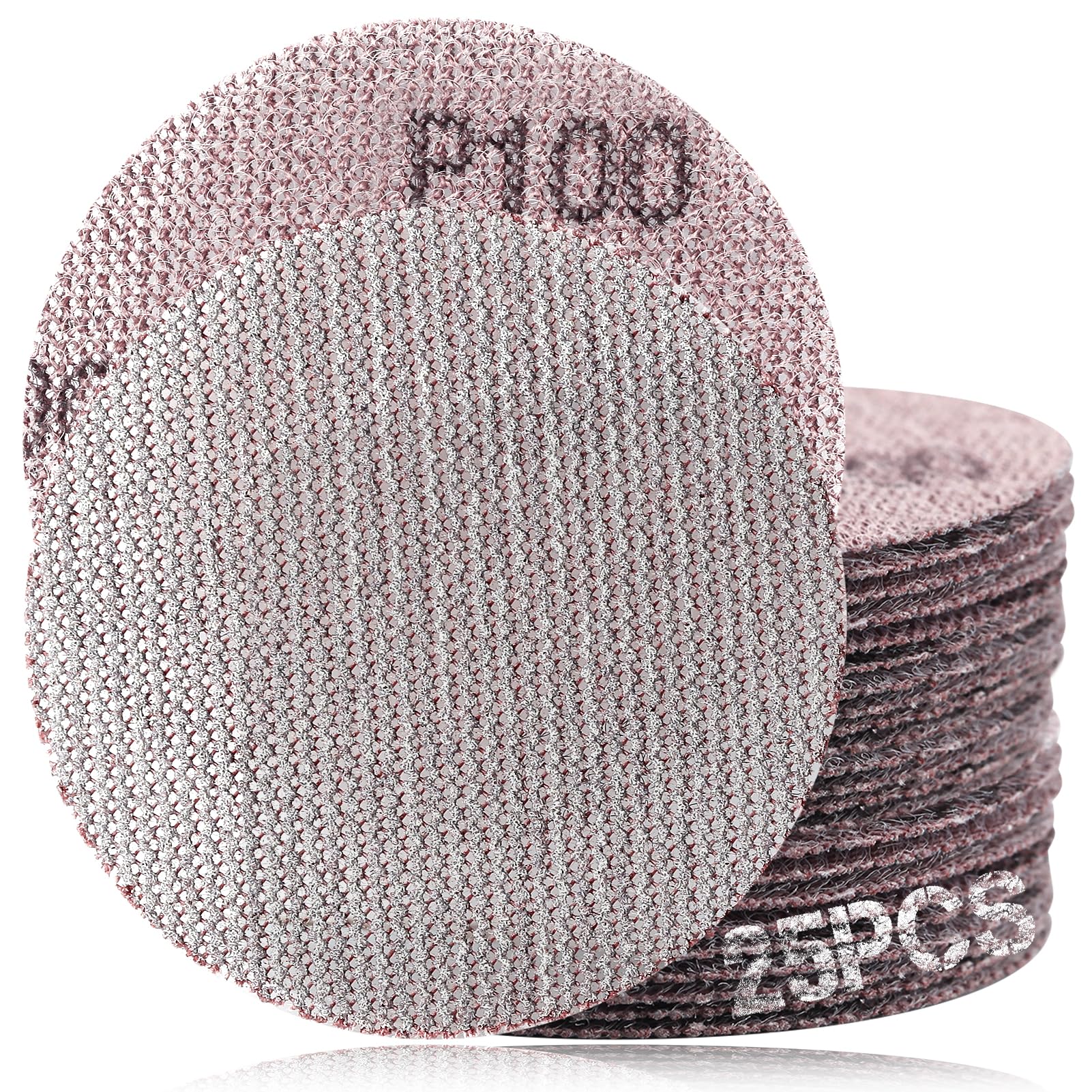 SPEEDWOX Sanding Discs - 25 3" Abrasive Discs -15