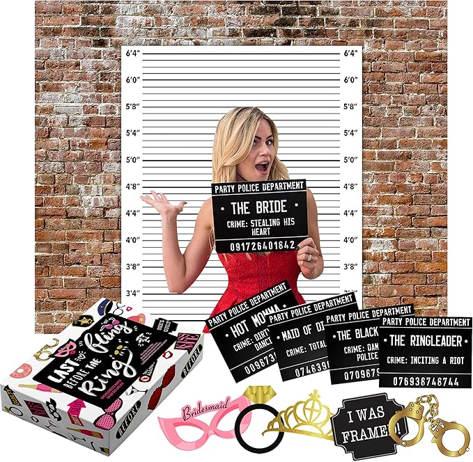 Amazon.com: Deluxe Bachelorette Party Gift Box! Cloth Backdrop, 40 ...