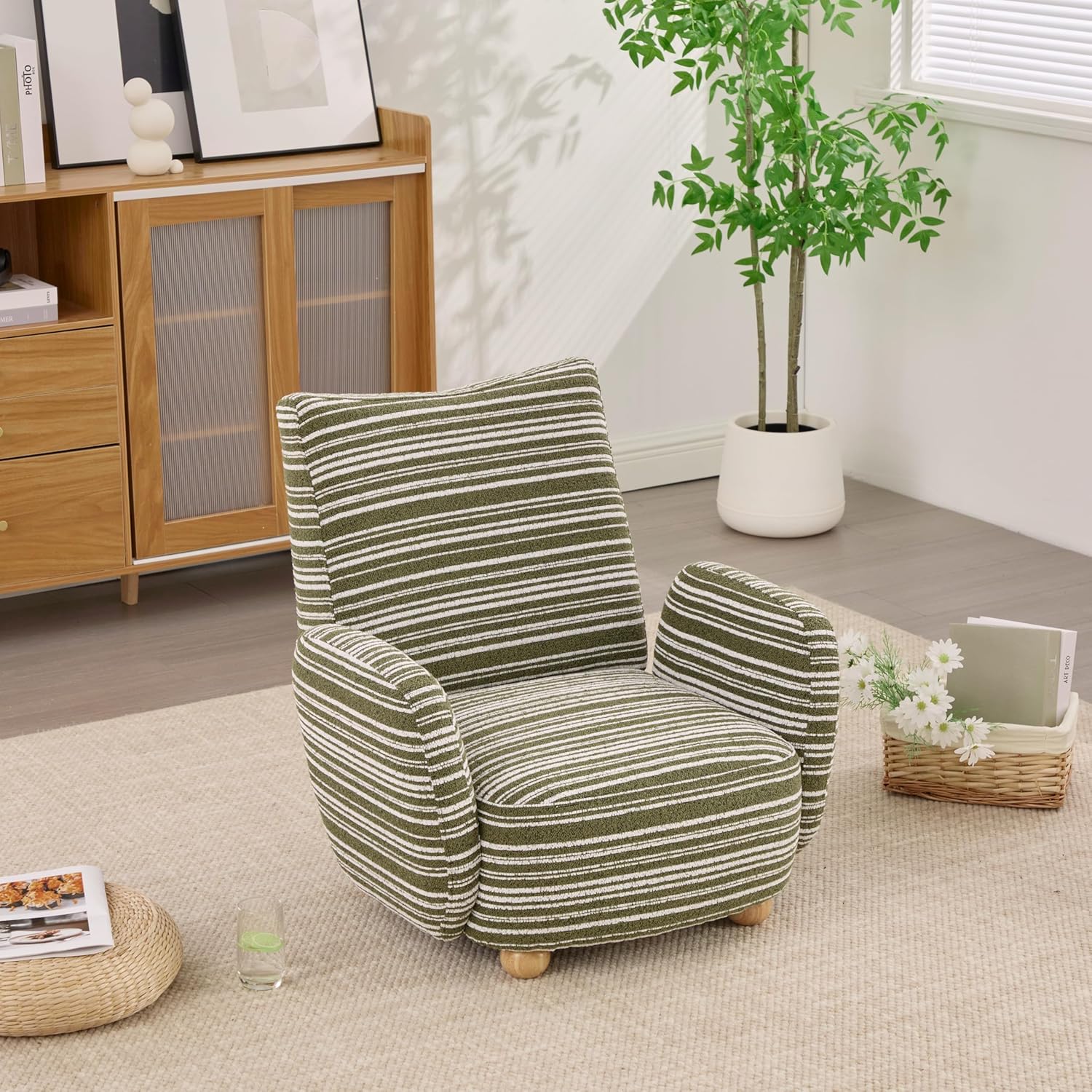 【シェニール】 1人用ソファ ラウンジチェア 無垢材脚 おしゃれ コンパクト 一人掛け ソファ アパート向け 組立簡単 パーソナルチ