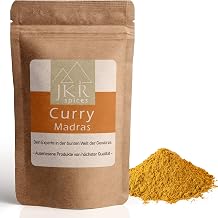 JKR Spices Curry Madras - Sharp Curry Powder Spicy Spice Mix Oriental Indian Curry Powder Ideal for Rice and Curry Dishes Premium Quality 500 g
