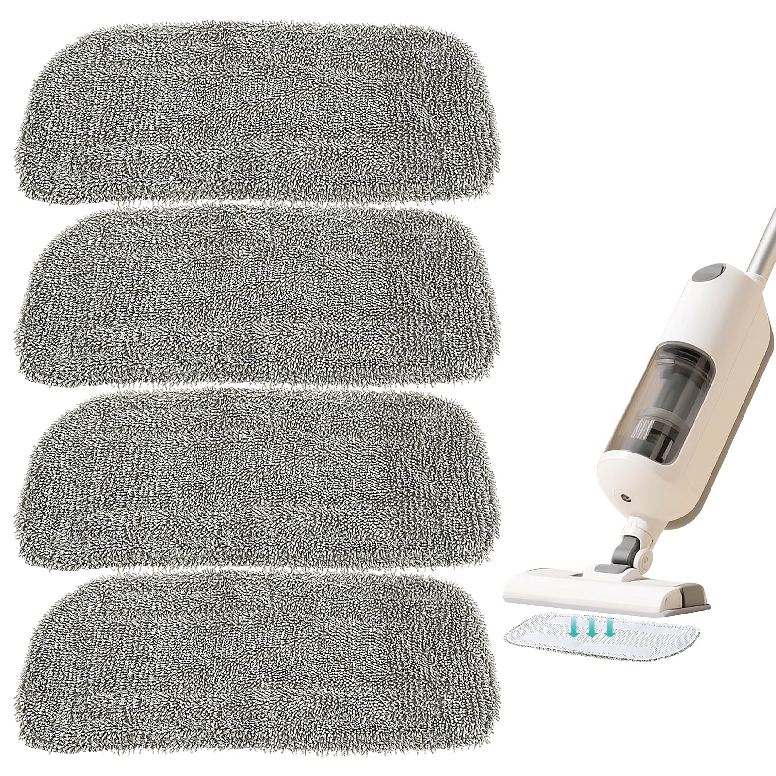 LOT DE 10 Tampons De Remplacement AméLioréS Pour Vadrouilles à Vapeur