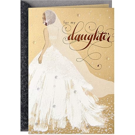 Hallmark Wedding Day Card for Daughter (Dream Come True)
