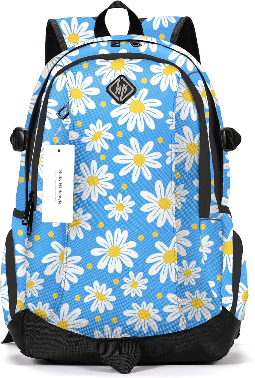 rickyh style School Backpack Travel Bag for Men & Women Lightweight College Back Pack with Laptop Compartmen - Image 3