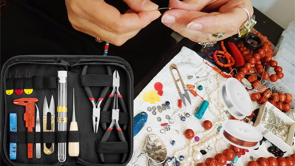 Wire Jewelry Making Kit: 960 Pieces, Pliers, Repair Tools, DIY Craft Supplies, S