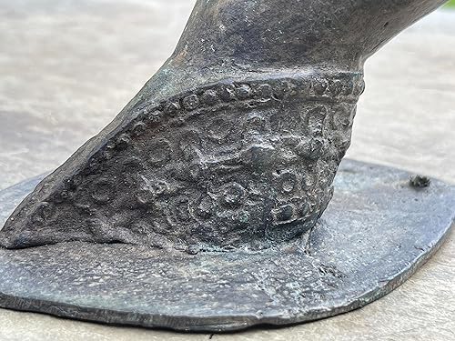 Miniatura 5 de Land of Simple Treasures Estatua de mano de Buda  Escultura budista Mudra  Pomo de puerta colgante de pared de meditación de Tailandia  Latón 8