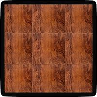 Vista 2 de Flooring Inc. - Kit de pista de baile de práctica de plástico ligero entrelazado de 3/8 pulgadas de grosor, suelo temporal impreso sobre alfombra