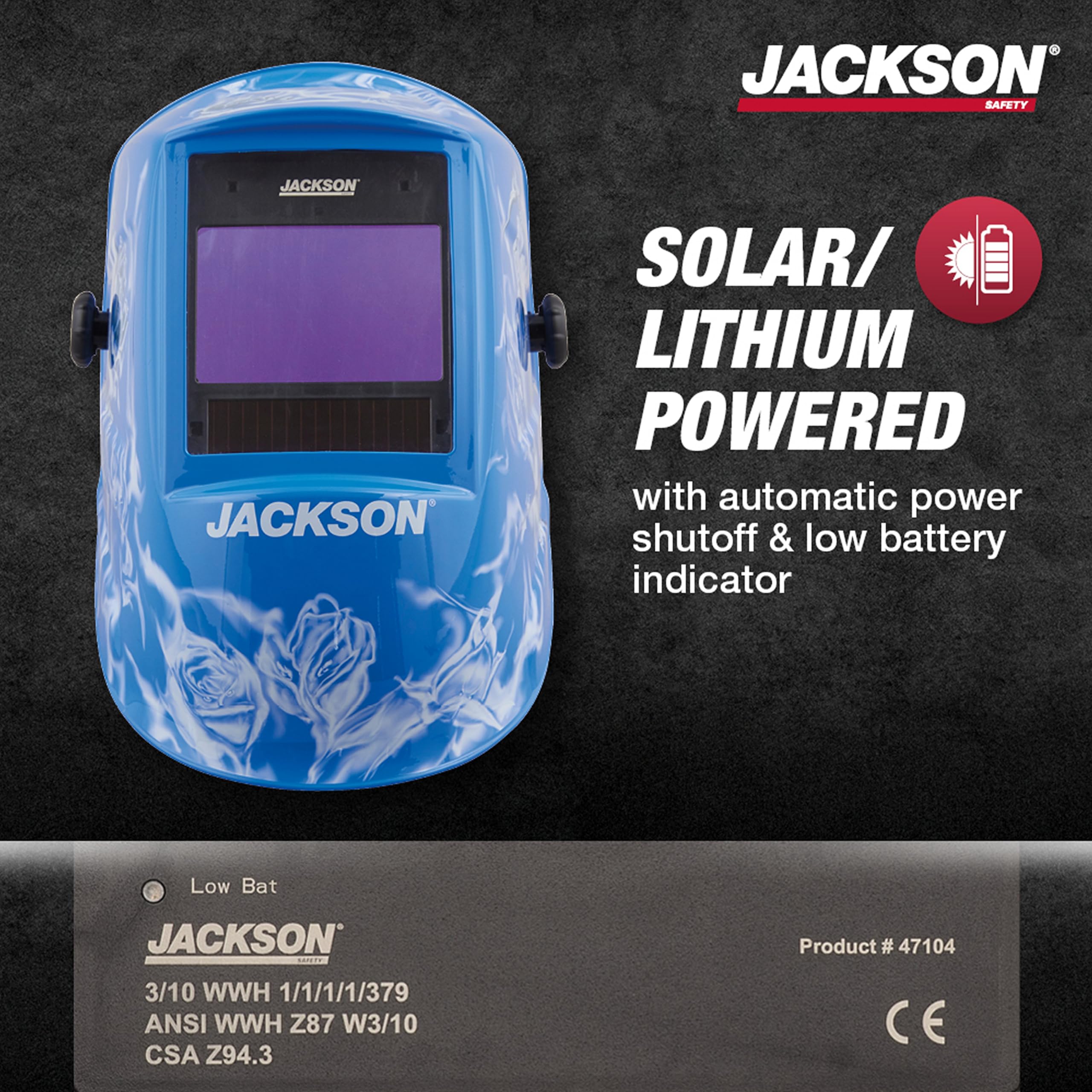 Auto Darkening Welding Helmet - Jackson Safety -6