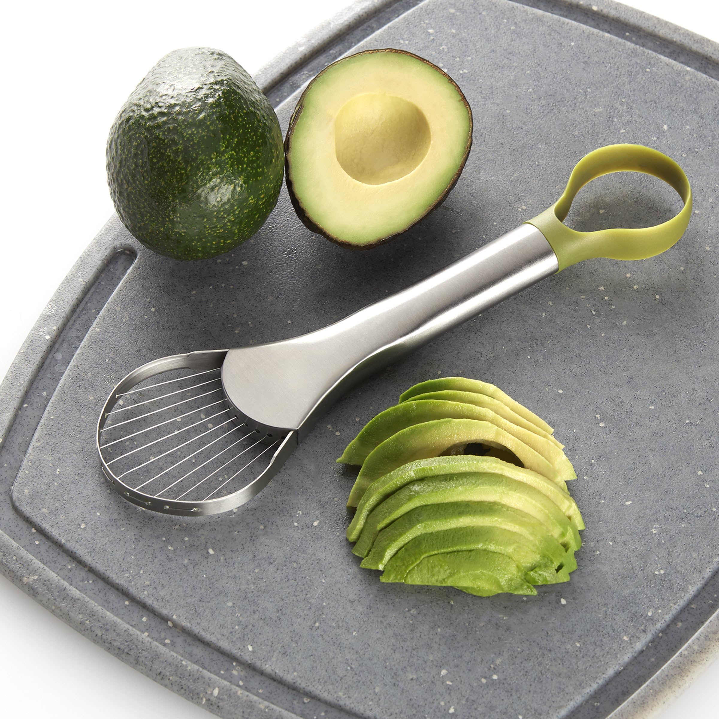 Amco 2-in-1 Avocado Pitter & Slicer - Efficient Kitchen Tool for Hassle-Free Avocado Prep, Precise Food Slicing, Safe & Easy to Use, Dishwasher-Safe Tool for Guacamole, Sandwiches, Salads - Image 5