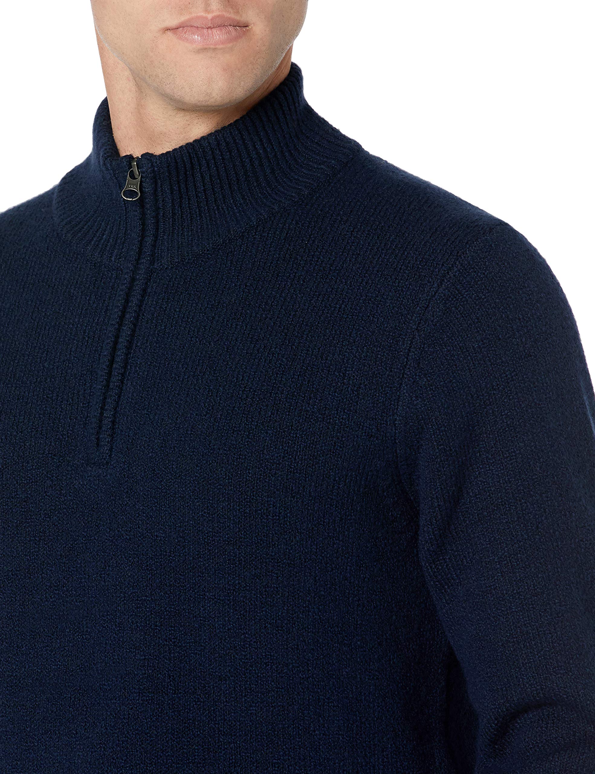 Amazon Essentials Maglione Morbido a Maniche Lunghe con Cerniera sul Collo Uomo