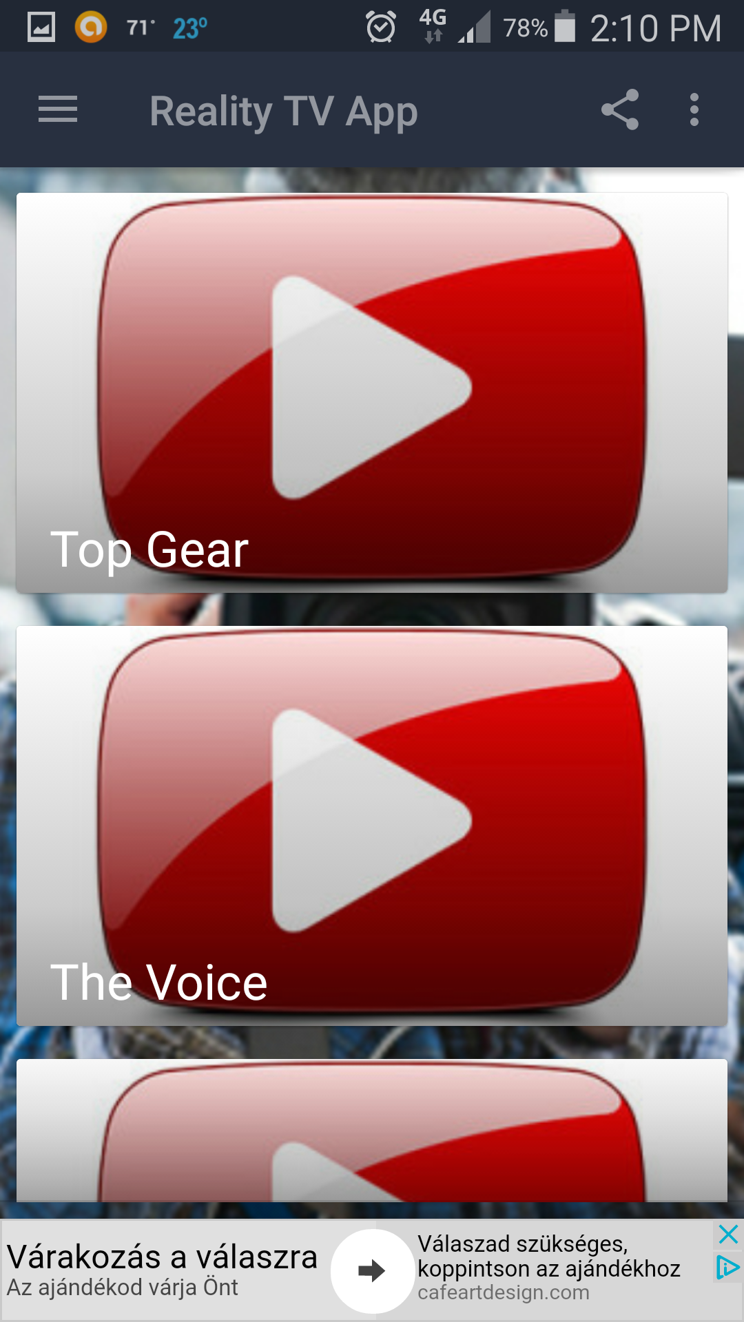 Reality TV App:Amazon.com:Appstore for Android