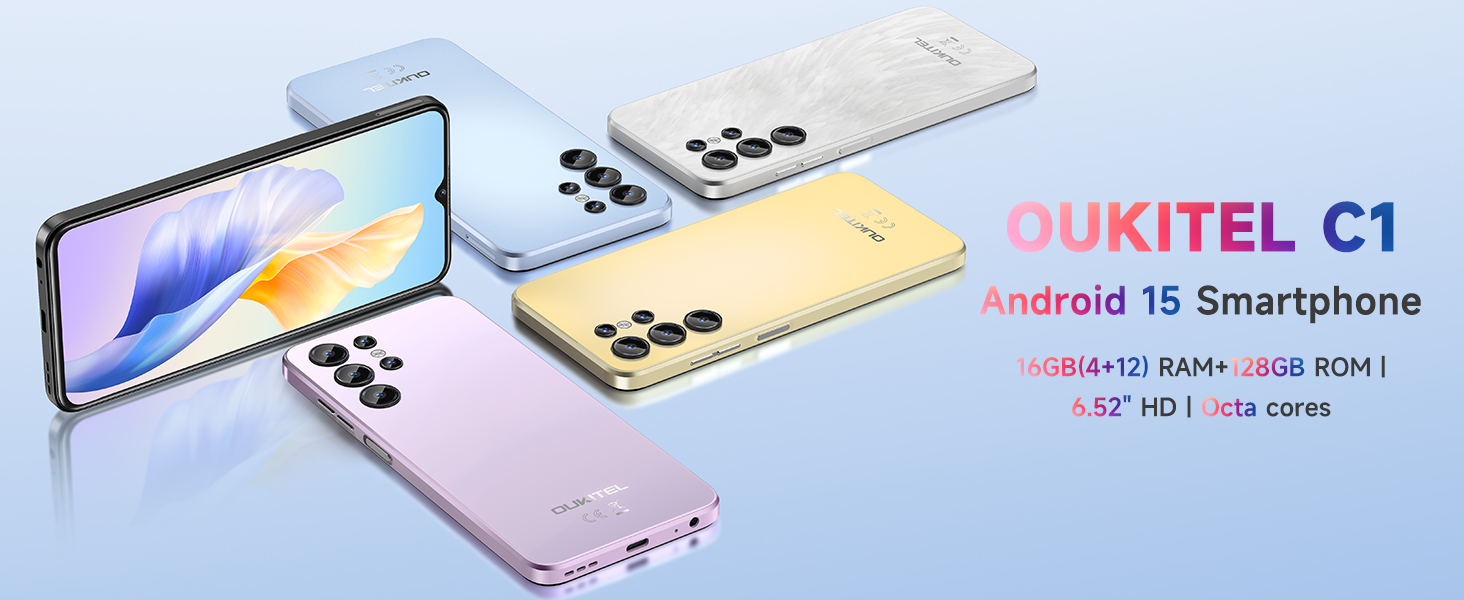 スマートフォン本体 OUKITEL C1 16GB RAM 128GB ROM Amazon.com: OUKITEL C1 Android 15 Cell Phone Unlocked 2025