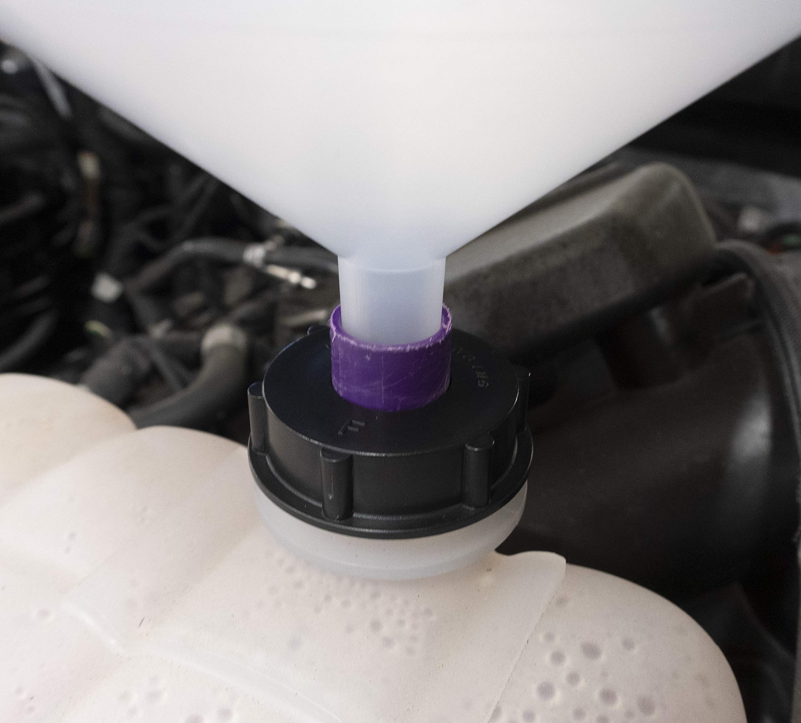 Lisle 24780 Spill Free Funnel with Standard/GM/VW/Ford Adapters