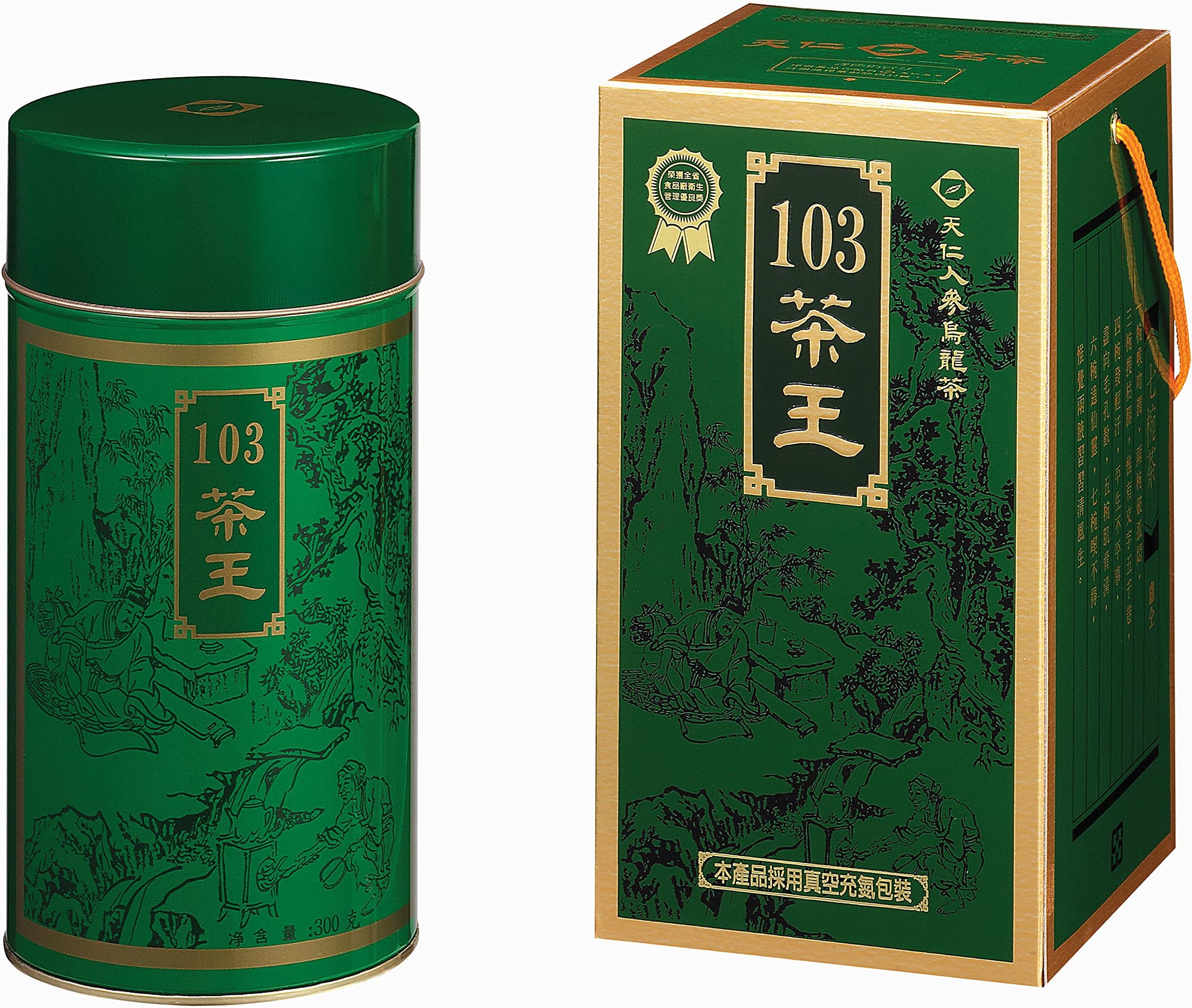 Ten Ren King's 103 Green Ginseng Oolong Tea, 300g/10.6oz (Brand: TEN REN'S Tea)