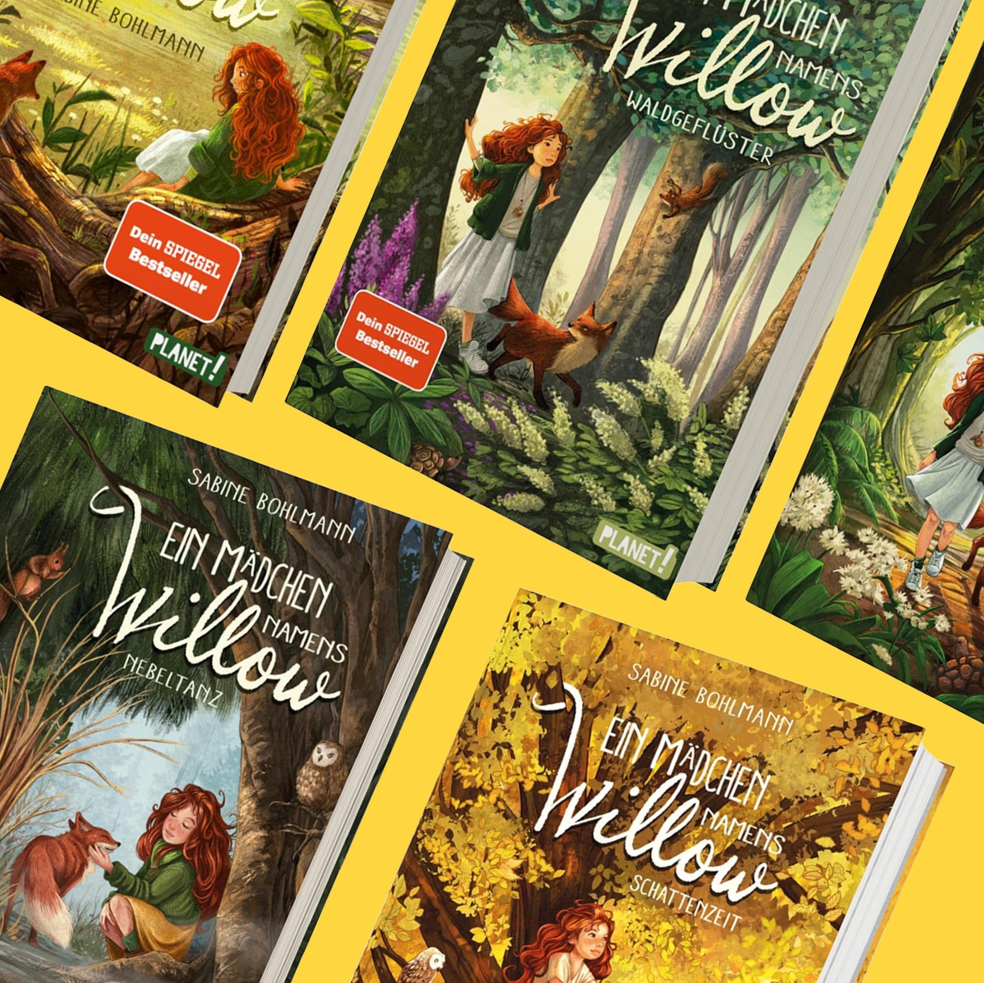 Ein Mädchen namens Willow Band 1–5 von Sabine Bohlmann – Kinderbuch-Set ab 10 Jahren mit exklusivem Lesezeichen & Zauberhafte Geschichten über Freundschaft Hexenkraft & die Magie des Waldes