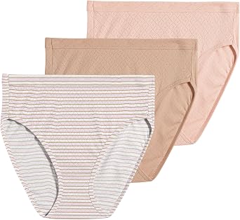 Jockey Womens Underwear 100% Cotton Elance Breathe Brief - 3 Pack