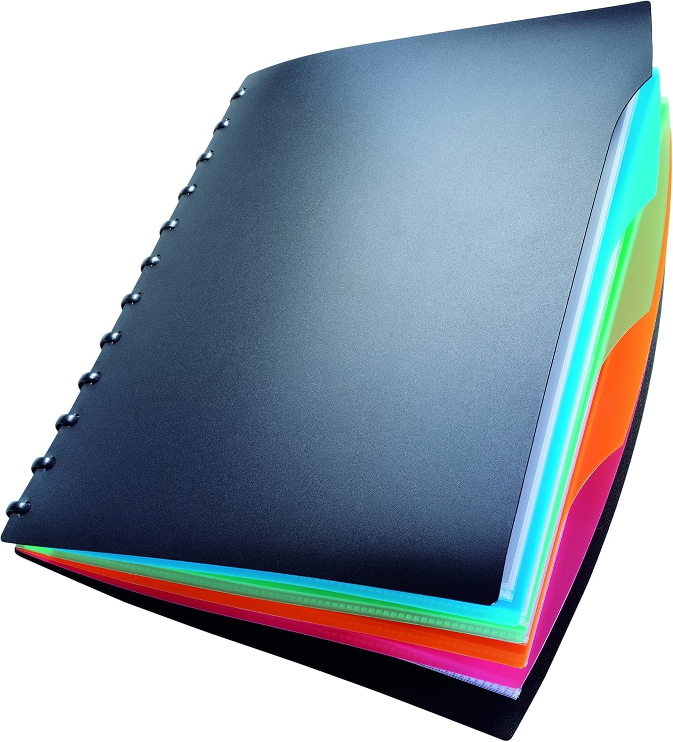 Durable Duralook Style Display Book with 20 Removable Pockets and 4 Part Index, A4