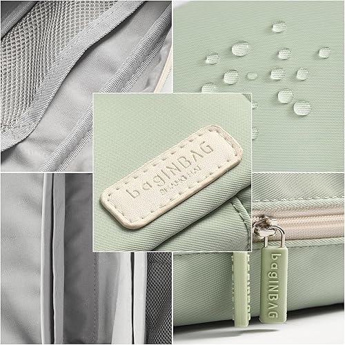 Miniatura 6 de QIANPA - Estuche organizador pequeño con cremallera, bolsa ligera estética, bolsa verde para hombres y mujeres