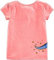 Vista 2 de Simple Joys by Carter's Girls' Short-Sleeve Shirts and Tops, Pack of 3