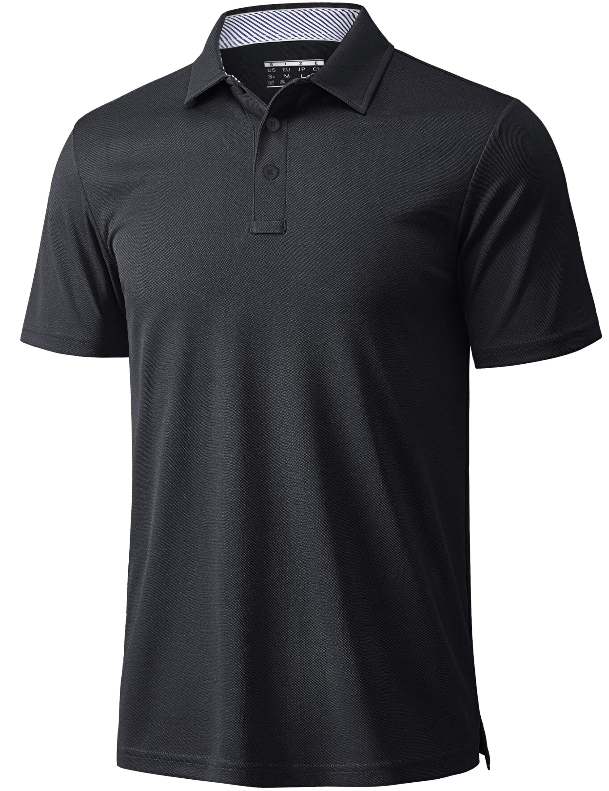 MAGCOMSEN Poloshirt Herren Kurzarm Shirt Sommer Golf Polo Atmungsaktiv Funktionsshirt Schnelltrocknend Polohemd Outdoor