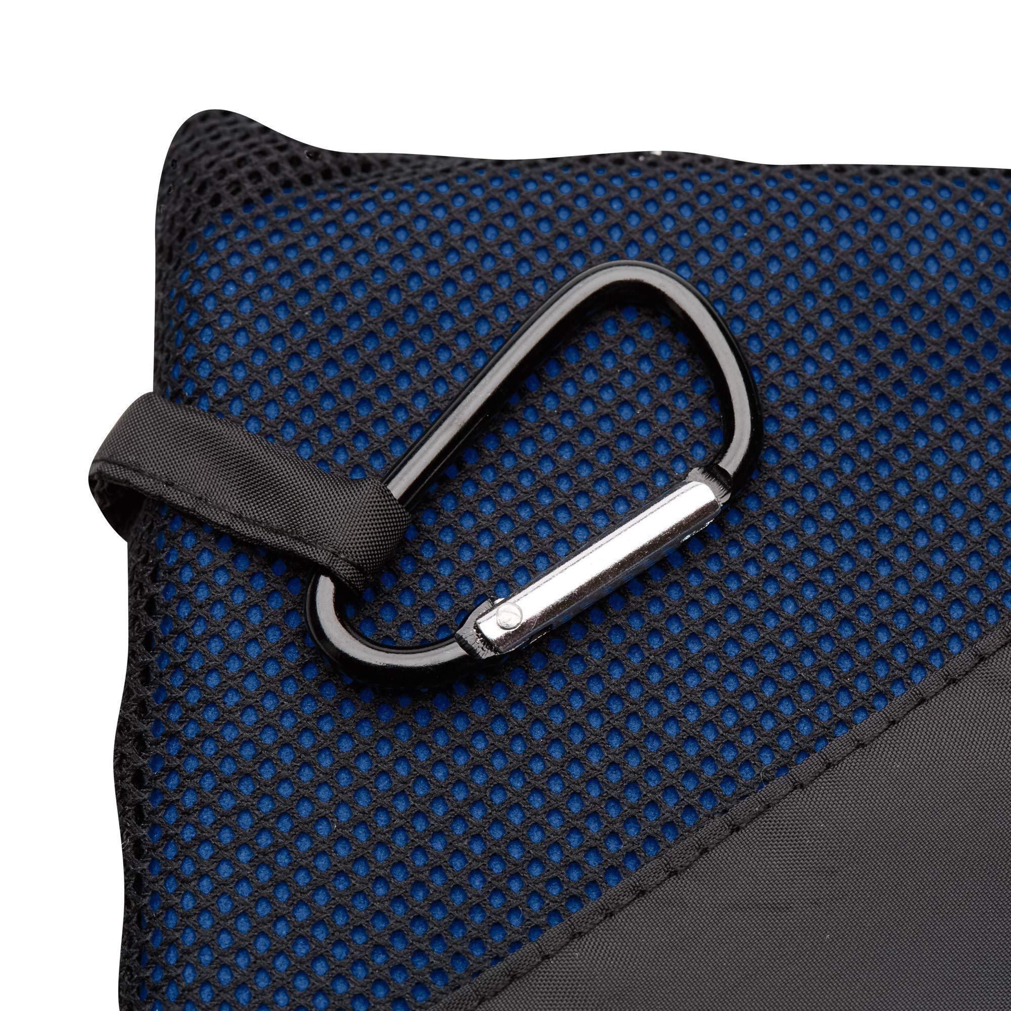 Toalla de microfibra de secado rápido para gimnasio en casa, playa, deportes, camping y viajes, XL 30 x 60 pulgadas - 2 en 1 - Toalla de mano más pequeña incluida, súper absorbente, extra suave, ligera y compacta - con bolsa
