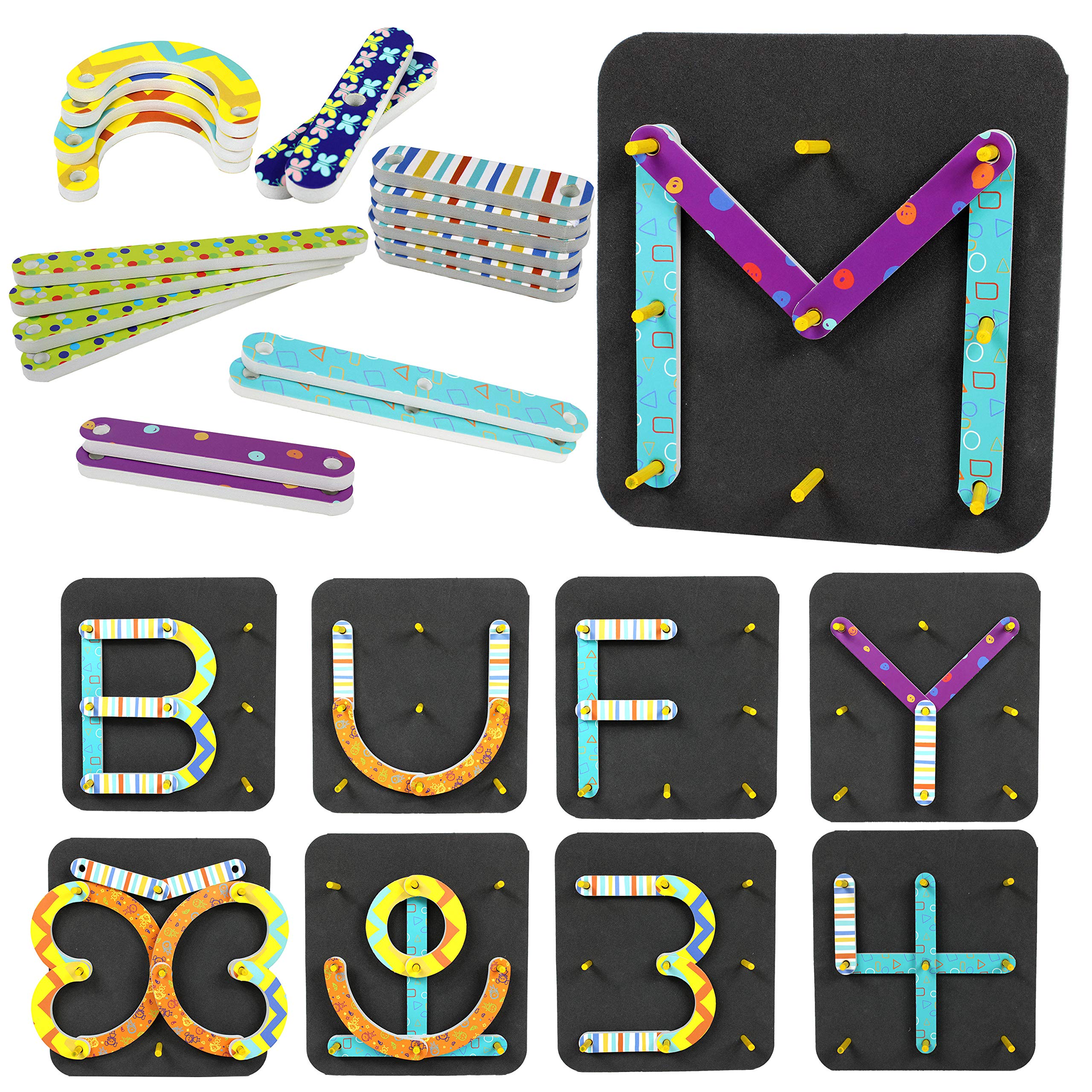Butterfly EduFields Alphabets Construction Puzzle for 3 To 5 Years, 1