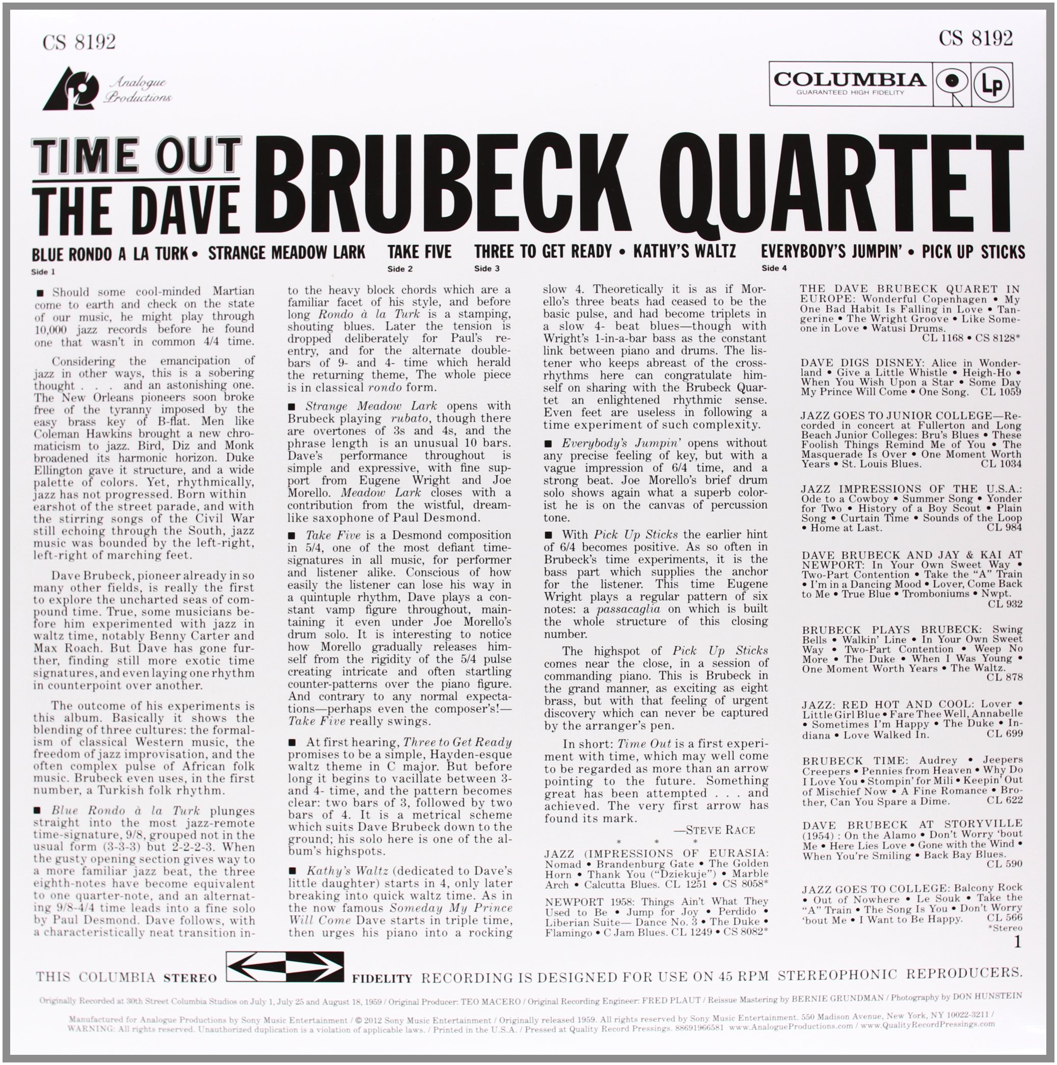 Time Out 200gr./45rpm)