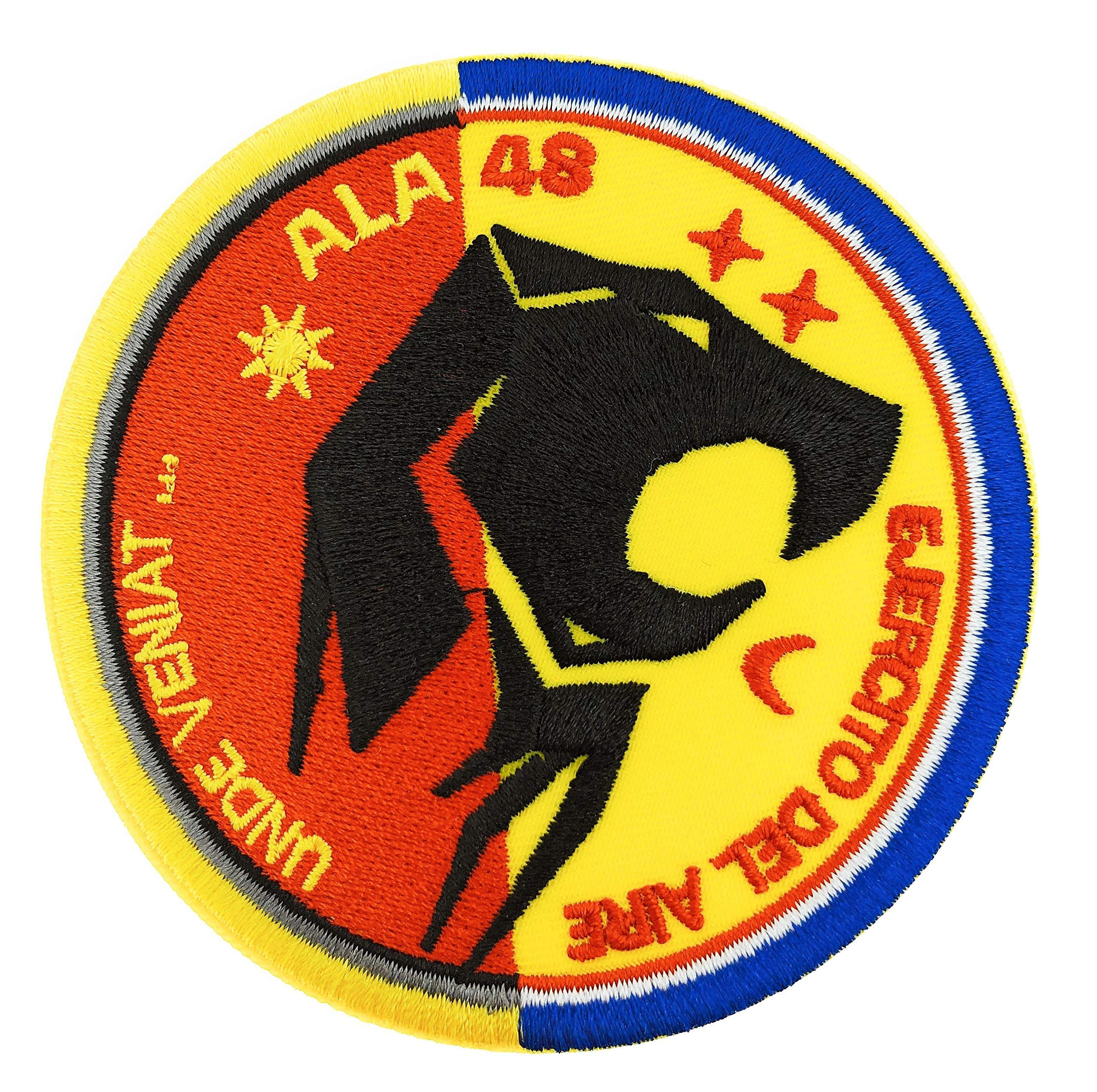 Toppa Termoadesiva Aeronautica Militare 48Getafe - 9cm - Patch Adesivo Per Vestiti, Giacche, Pantaloni - Gemelolandia - 2