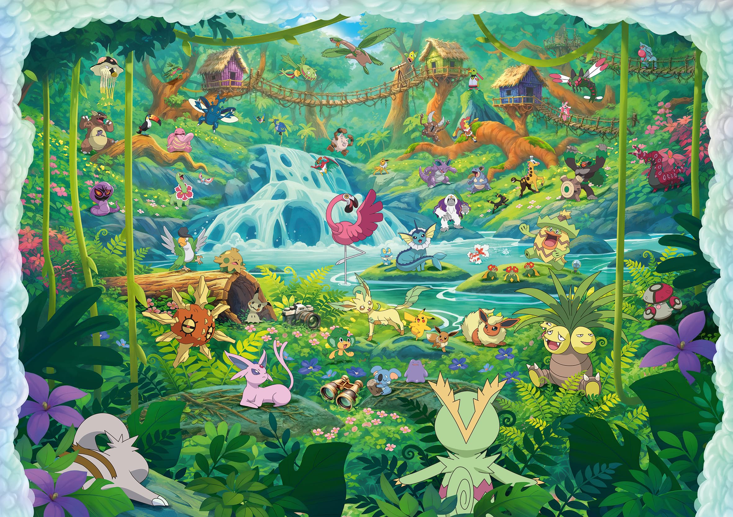 Ravensburger Erwachsenenpuzzle 40000 Teile - Pokémon - Celebration Journey