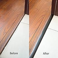 Vista 3 de Floor Transition Strip Self-Adhesive Cover Strips Threshold Repair Floor Gap Vinyl Flooring Transitions Laminate Floor Flat Divider Strip Minimalism